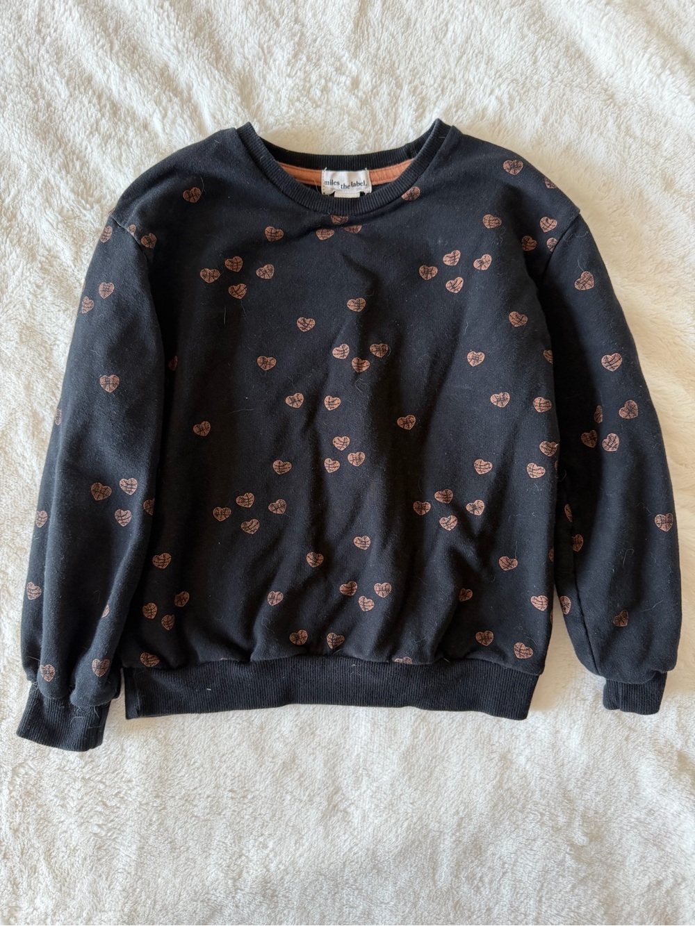 Miles the Label Girls Basketball Crewneck Sweatshirt